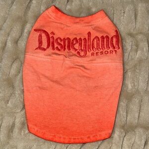 Disneyland Orange ombré pet Shirt. Size small NEW